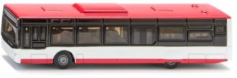 Siku 1688, autobús de Bomberos Neoplan, Metal/plástico, Blanco, autobús de Juguete para niños, Pegatinas en Llamas, Aspecto de Bomberos