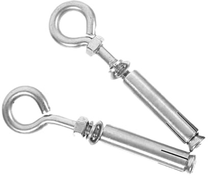 Yardenfun 2piezas Pernos De Expansión De Acero Inoxidable Tornillos De Expansión Gancho Anclajes De Hormigón Para Paredes De Ladrillo Para Fijar Objetos Muros De Concreto Unidades Por Paquet
