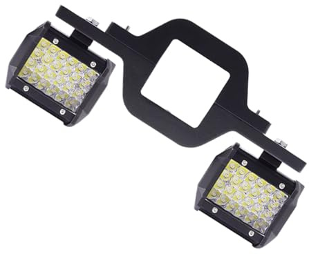 Generico Fari A LED | Striscia Luce Posteriore Retromarcia - Faretto Impermeabile con Supporti per Gancio Traino Accessori Auto per Pickup e Barca