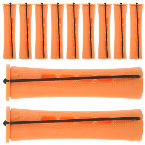 OSALADI Set 30 Pezzi Bigodini per Permanente Ricci Grandi in Plastica Coperchio, Kit Bigodini per Chioma Medi e Lunghi, Styling Chioma Femminile per Onde e Arricciature Fai da Te