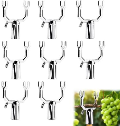 VBK 8 Soportes Y para Árboles Frutales, Soporte Aluminio para Plantas