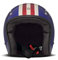 DMD Captain Motorradhelm Unisex Erwachsene, Blau, XS