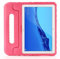 ZiHang Funda Huawei Mediapad M5 Lite 10.1, Funda Protectora antigolpes con Soporte asa para niños para Huawei Mediapad M5 Lite 10.1 Tablet Rojo Rosa roja