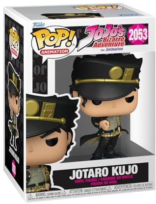 Funko POP! Animation: JoJo's Bizarre Adventure - Jotaro - Figura in vinile da collezione - Idea regalo - Prodotto ufficiale - Giocattoli per bambini e adulti - Modello di figura per collezionisti