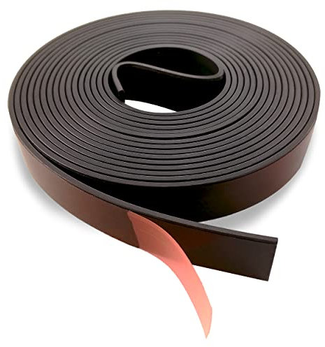 KS24 Products® MAGNETBAND SELBSTKLEBEND | 12,7 mm Breite | 3 m auf Rolle | 1,5 mm Dicke | Magnetklebeband