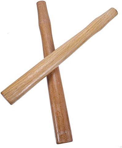 Angoily 2piezas Mango De Madera Antideslizante Para Martillo De Garra De Compatible Con Martillo De Bola y Mango Recto Superficie Lisa y Resistente Para Bricolaje y Reparación