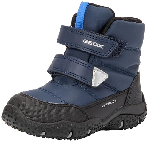 Geox Baby-Jungen B Baltic Boy B ABX B Snow Boot, Navy/ROYAL, 24 EU