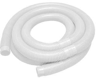 WERKA PRO Tuyau d'épurateur de Rechange 3m Blanc Ø 38mm