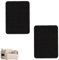 2PCS Self Adhesive Leather Repair Patch Flax Sofa Repair Patch Black Leather Patches for Sofas Self Adhesive 20 X 28 cm Canvas Repair Kit for Sofas Tents Furniture Car Seats Lounge Chairs and Awnings