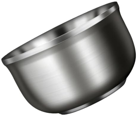 KICHOUSE Ciotola in Acciaio Inossidabile 304 a Doppia Parete Isolata per Riso e Zuppa, Resistente e Facile da Conservare, per Uso Domestico e Ristoranti