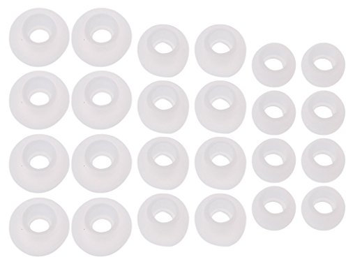 luosh Écouteurs Eartip, 12 Paires (S/M/L) Embouts de Remplacement en Silicone Souple écouteurs en Silicone pour écouteurs