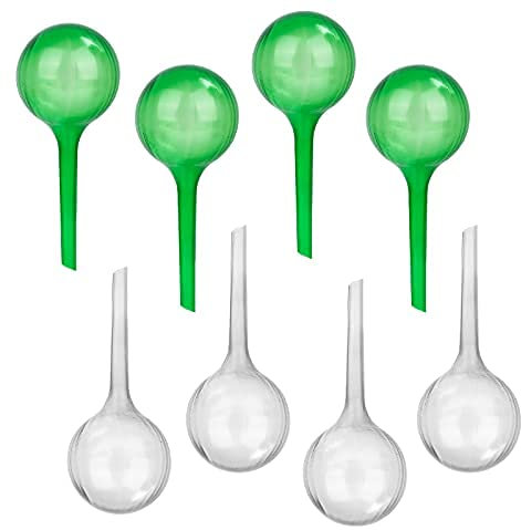 Earnmore 8 bolas de riego para plantas, sistema de riego automático para plantas, adecuado para plantas, riego para interior y exterior