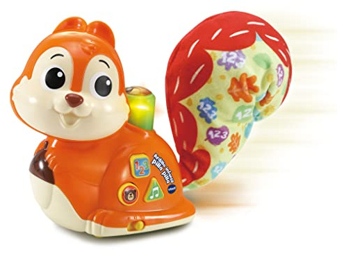 VTech - Ardilla Infantil pilla pilla Camina y Canta, Animal Interactivo para Aprender a Gatear, Juguete para bebés +6 Meses, Versión ESP