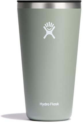 Hydro Flask All Around Stainless Steel Tumbler with Lid and Double-Wall Vacuum Insulation, 28 OZ