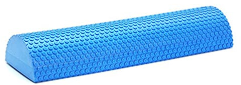 Rullo per Pilates in Schiuma Eva, Semi-Rotondo Roller per Automassaggio Rilascio Miofasciale Fitness Yoga Massaggi Schiena Gambe - Foam Roll Esercizi