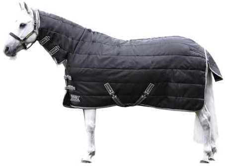 StormX - Couverture de Box pour Chevaux EMPRA Combi (145 cm) (Noir)