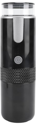 Ejoyous Macchina da caffè Portatile, Macchina per caffè Espresso, Macchina da caffè a Capsule a Batteria Manuale, Macchina per Capsule per Auto Elettrica, per Viaggi in Campeggio