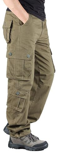 uxxnjfg Compra Online, Pantalon Trabajo Hombre Trekking Cargo Tallas Grandes Pantalones Camuflaje Senderismo Tacticos Pantalón con Bolsillos Elasticos Ropa De Caza para Hombre Amarillo 4XL