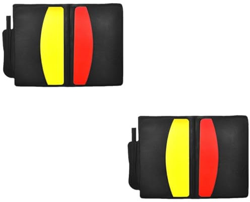 BESPORTBLE 2 Sätze red Card Schiedsrichter Karten gelbkarten Fußball-Schiedsrichter-Kit Fußball-Trikot Netz Sport zubehör Fußball-Schiedsrichterkarten professionelle Schiedsrichterkarten PVC