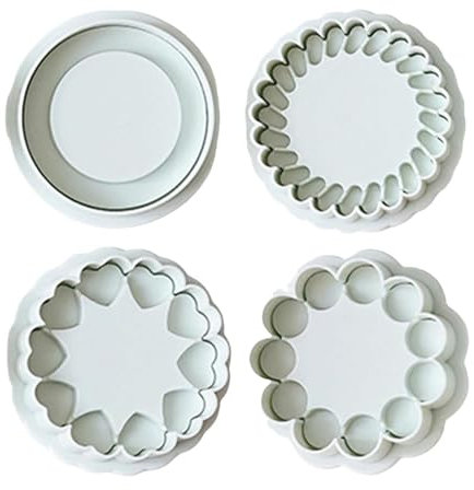 Cortador de galletas, cortadores de galletas, de flor, material resistente, fácil de usar, herramienta versátil, tamaño compacto, cómodo almacenamiento, bordes , moldes de chocolate para