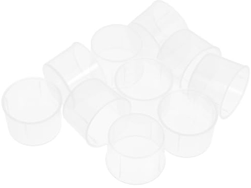 Amosfun 10pièces Tasses à Mesurer Graduées Plastique Pour Laboratoire Cuisine Gobelets Doseurs Transparents Récipients à Liquide Petits Conteneurs