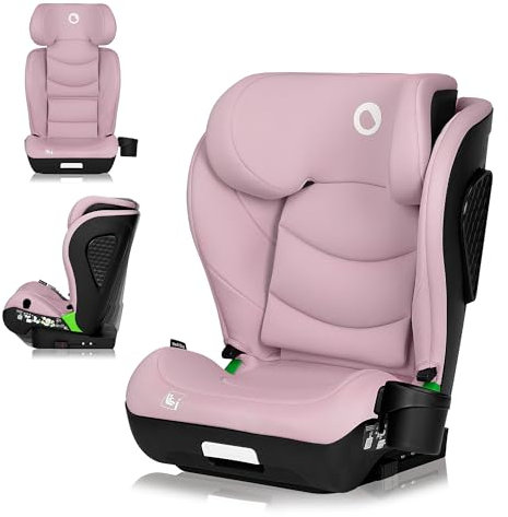 LIONELO NEAL I-SIZE Kindersitz, Gruppe 2 3, von 100-150 cm Von ca. 3 bis 12 Jahren Befestigung ISOFIX oder ohne Gurte Verstellbare Kopfstütze Seitenschutz Armlehnen Standard R129