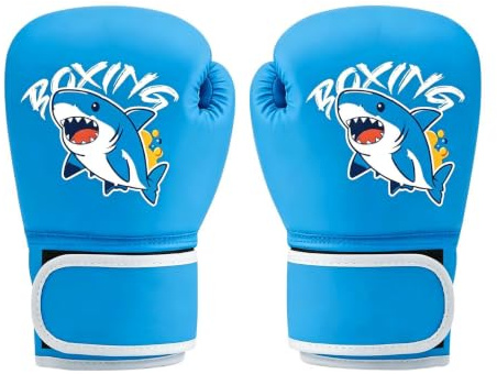 Boxing Gloves For Kids PU Sparring Training Mitten, Size 6 Equipment