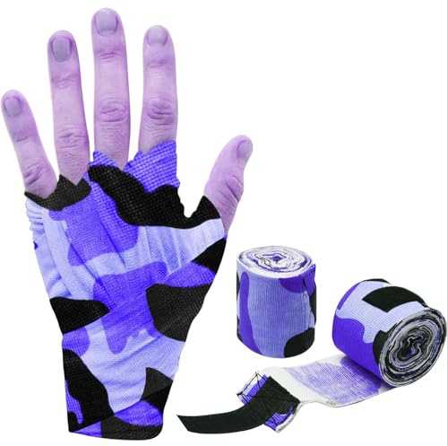 YNR MMA Boxing Hand Wraps - Inner Gloves, Short Boxing Bandages for Men, Women & Kids, Wrist Support Straps, Kickboxing Gym Wraps, Boxing & Glove Wraps