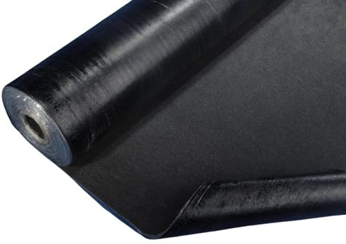 DSTOCK60 - Rollo de 5 metros de membrana impermeabilizante terraza y techo plano - fieltro asfaltado subcapa / 1ª capa - Ancho 1 m - Grosor 1 mm - Cubre 5 m² - Corte por metro