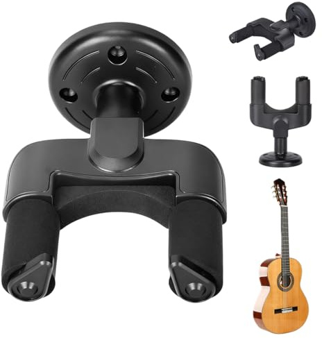 YUVKIN Universal Gitarren-Wandhalterung für Akustikgitarre, E-Gitarre, Bass, Klassische Gitarre