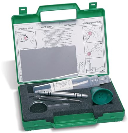 REMEDIA ONE - Kit Levaschegge di Pronto Soccorso, con Matita Levaschegge Magnetica Oculare per Rimozione Schegge, Pinza e Accessori per Medicazione