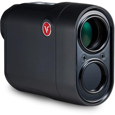 Voice Caddie EL1 Golf Compact Laser Rangefinder with Slope | 1,000 Yards | 6X Magnification | Flag Lock Vibration | Continuous Scan (Black)