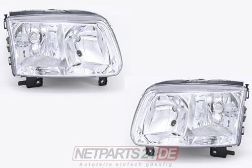 Johns, Scheinwerfer Satz passend für VW Polo Scheinwerfer (6N) ab 10/99-09/01 Satz H7/H1 links & rechts