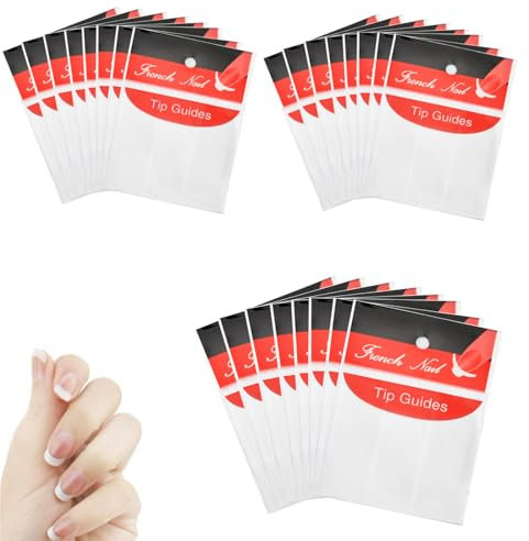 1440PCS Sticker French,French Manucure Autocollant,Patch French Manucure,Ongles Manucure Française Autocollants,Patch French Manucure,Autocollant French,Autocollants French Manucure,30 Feuilles