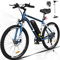 HITWAY E-Bikes, 26 Zoll E Bike Herren Damen mit Abnehmbarer 36V 12Ah Akku, 250W Motor MTB, E-Mountainbike mit 7 Gang, Elektrofahrrad Reichweite bis zu 35-90KM
