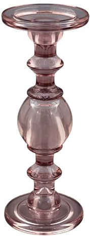 Doni Bomboniere Comunione Candeliere Rosa Trasparente Bombato Porta Candele Candela Matrimonio Idee Regalo Complete Originali Economiche
