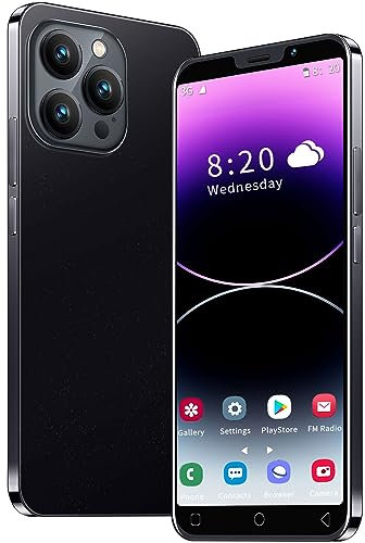 SanHii-S15Pro Téléphone Portable Pas Cher, écran HD 5.0 Pouces, 16GB ROM【128GB Extension】, Android 9.0, 3G/GSM Dual SIM, 3 Card Slots,GPS Bluetooth WiFi, Face Unlock Smartphone (SanHii-S15Pro-Black)