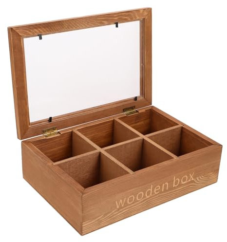 IWOWHERO Organisateur De Bijoux Vintage Avec Compartiments Pour Montres Bagues Et Boucles Oreilles Boîte De Rangement Pour Décoration Intérieure Et