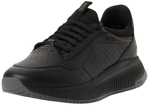 Boss Homme Ttnm Evo_slon_ltmxly Baskets à Enfiler, Noir, 43 EU