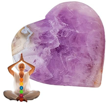 Pierres de cristal brutes | Pierres de poche naturelles | Petit gravier brut poli décoratif pour massage de la paume de yoga
