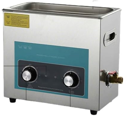 Macchina for la pulizia dei dischi in vinile a ultrasuoni, macchine for la pulizia profonda dei dischi da 6 litri con temperatura regolabile da 0 a 80 °C e temporizzazione da 0 a 30 minuti, pulitori