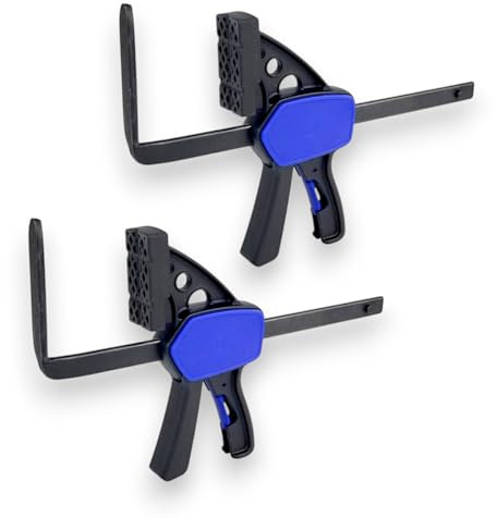 2xStück Schnellspannzwinge für Führungsschienen und T-Track-Profile