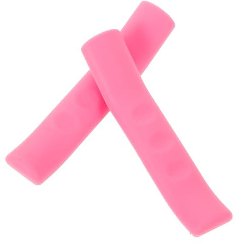 HAKIDZEL Funda Protectora para Palancas de Freno de Bicicleta de Silicona Antideslizante, Tamaño Pequeño para Manillar de Bicicleta Plegable, Cubierta de Manija de Freno en Color Rosa,