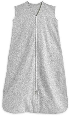 HALO Sac de Couchage pour bébé 0,5 tog Sleepsack | 100% Coton, Heather Grey | Changement de Couche à accès à Zip Facile | Lullaby Trust Partners | Unisexe, garçons, Filles, 6-18 Mois