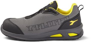 Utility Diadora, Scarpe Antinfortunistiche Unisex, Smart SOFTBOX Low S1PL FO SR ESD, Colore Steel Gray, Taglia 46