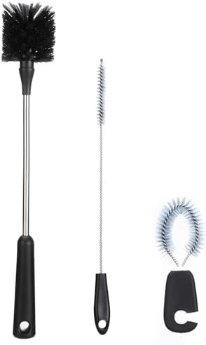 Flaschenbürste mit langem Griff, Flaschenreiniger, Bürste, Flaschenbürsten zum Reinigen von Wasserflaschen, Reinigungsbürste, Wasserflaschenbürste, Wasserflaschenreiniger für Flaschen, Glasflaschen