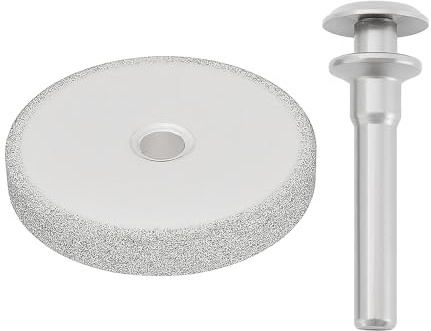 Briny River bänk slipskiva diamant slipskiva med 1/4 tum skaft för trä metall gängad reparation volfram och gräsklippare blad slipning