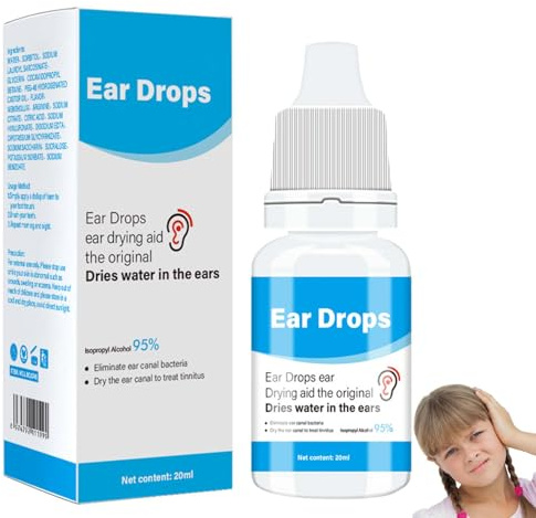 Ohrentropfen – Effektives Ohrenspray Zur Reinigung | Natriumbicarbonat Ohrentropfen Sanfte Pflege | Organische Ohrentropfen Ideal Zur Ohrhygiene Bei Erwachsenen & Kindern