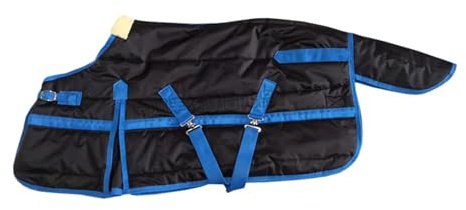 Baoblaze Horse Blanket Horse Rain Sheet Equestrian Clothing Warm High Performance Waterproof Horsewear Turnout Sheet Turnout Blanket, 90cm