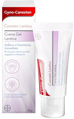 Gyno-Canesten Cosmetic Crema-Gel Lenitiva, Sollievo e Freschezza, 35 g